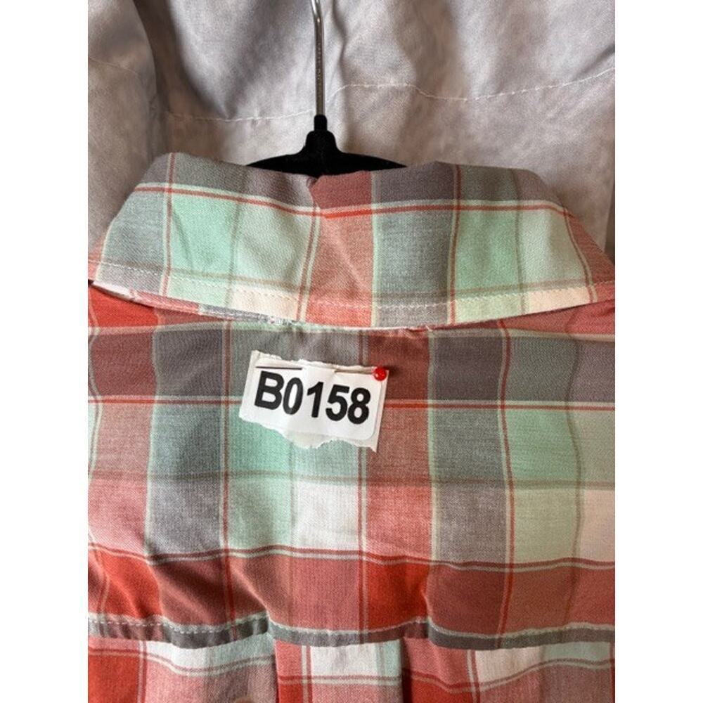 Eddie Bauer Voyager Flex S Short Sleeve Plaid Button Down Polygiene Shirt NWT - Picture 7 of 7